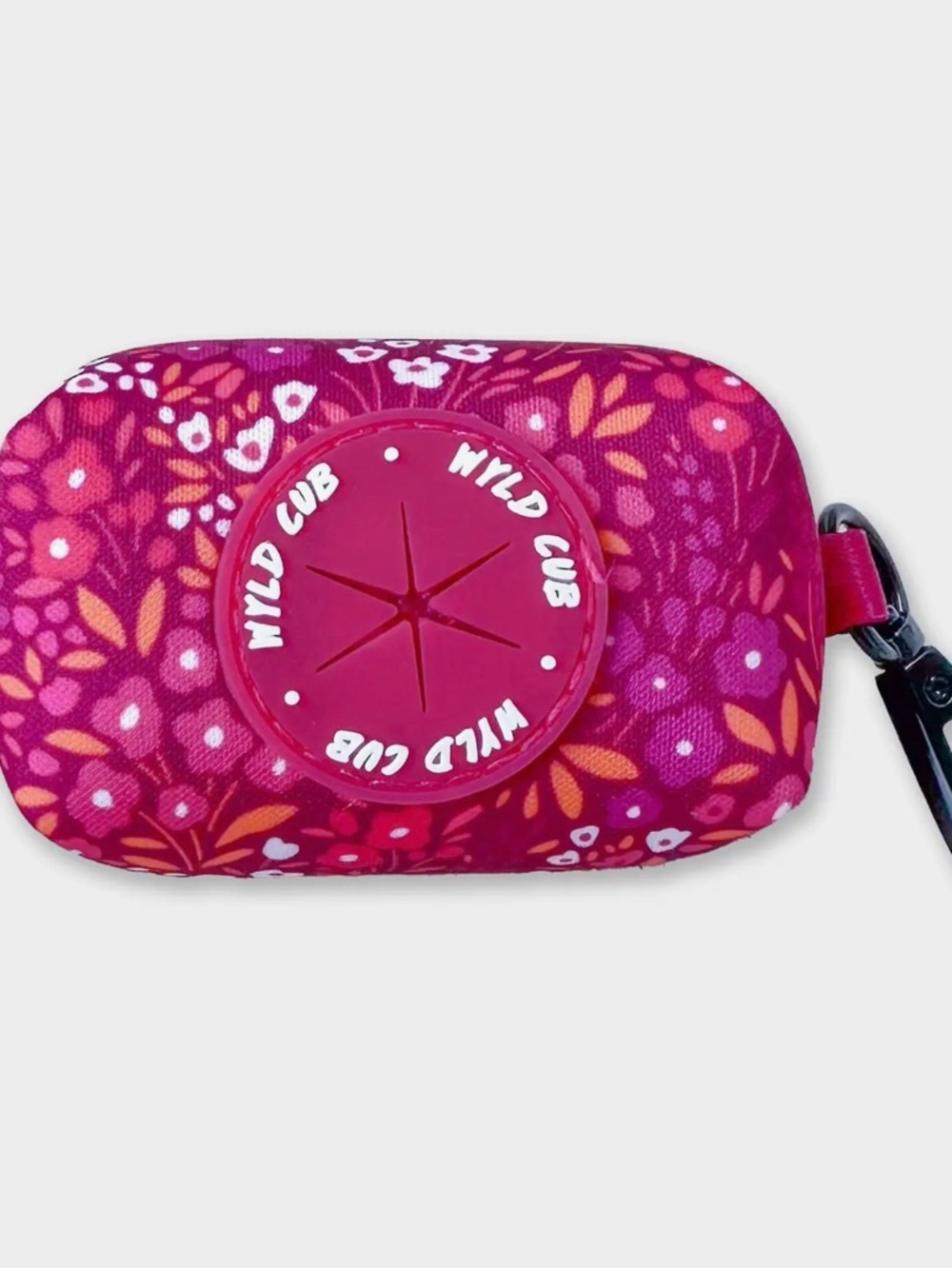 Floral Pink Dog Waste Bag Dispenser